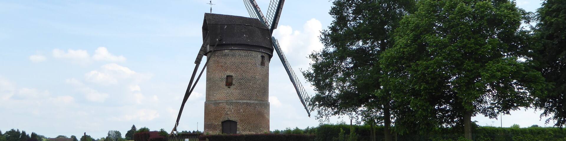 White Mill of Templeuve (Nord, France).
