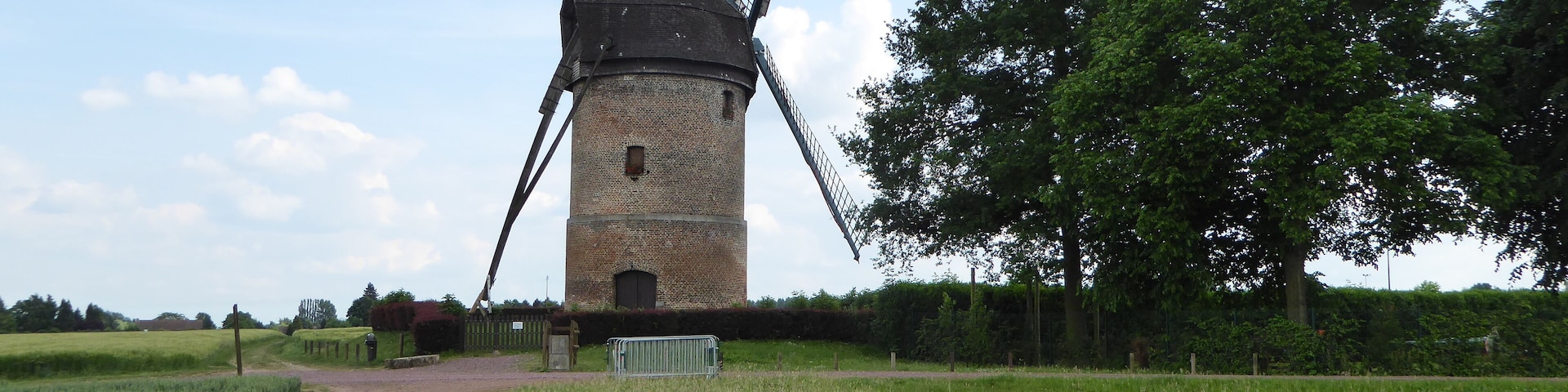 White Mill of Templeuve (Nord, France).