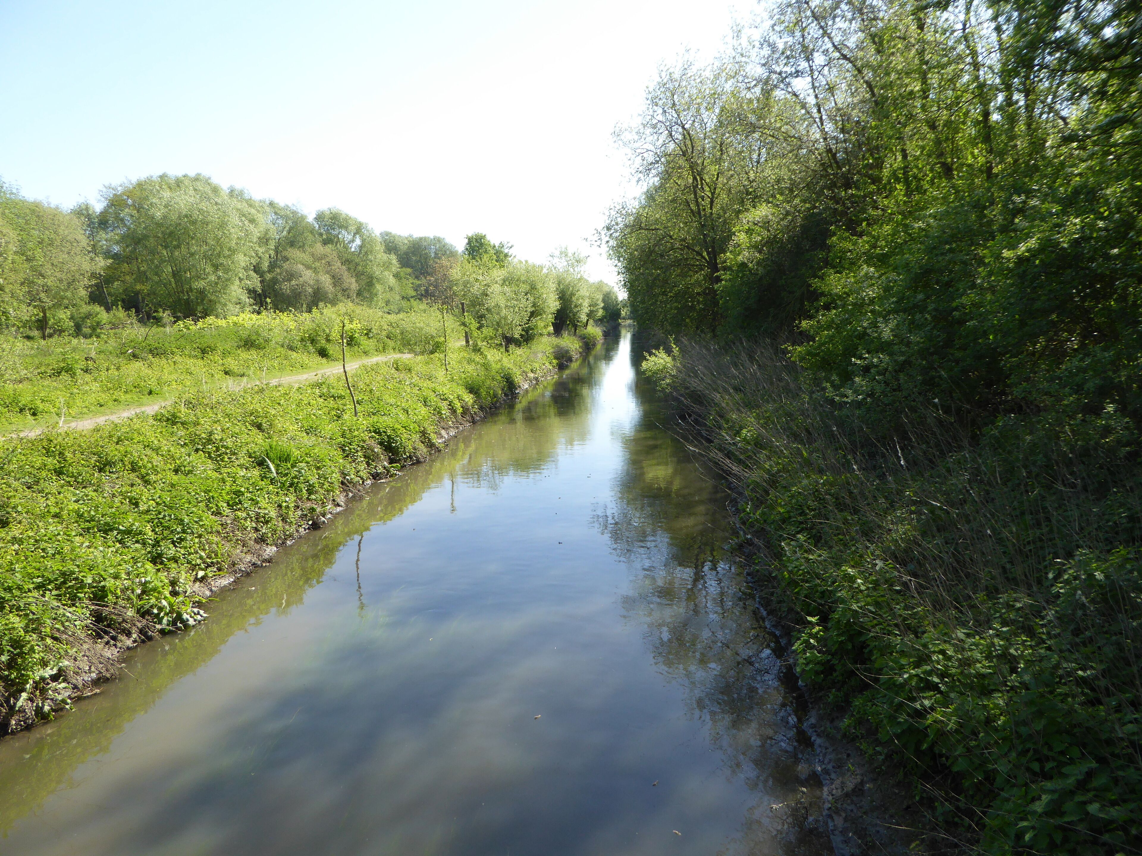 La Marque à Fretin à hauteur du Marais_de_Bonance