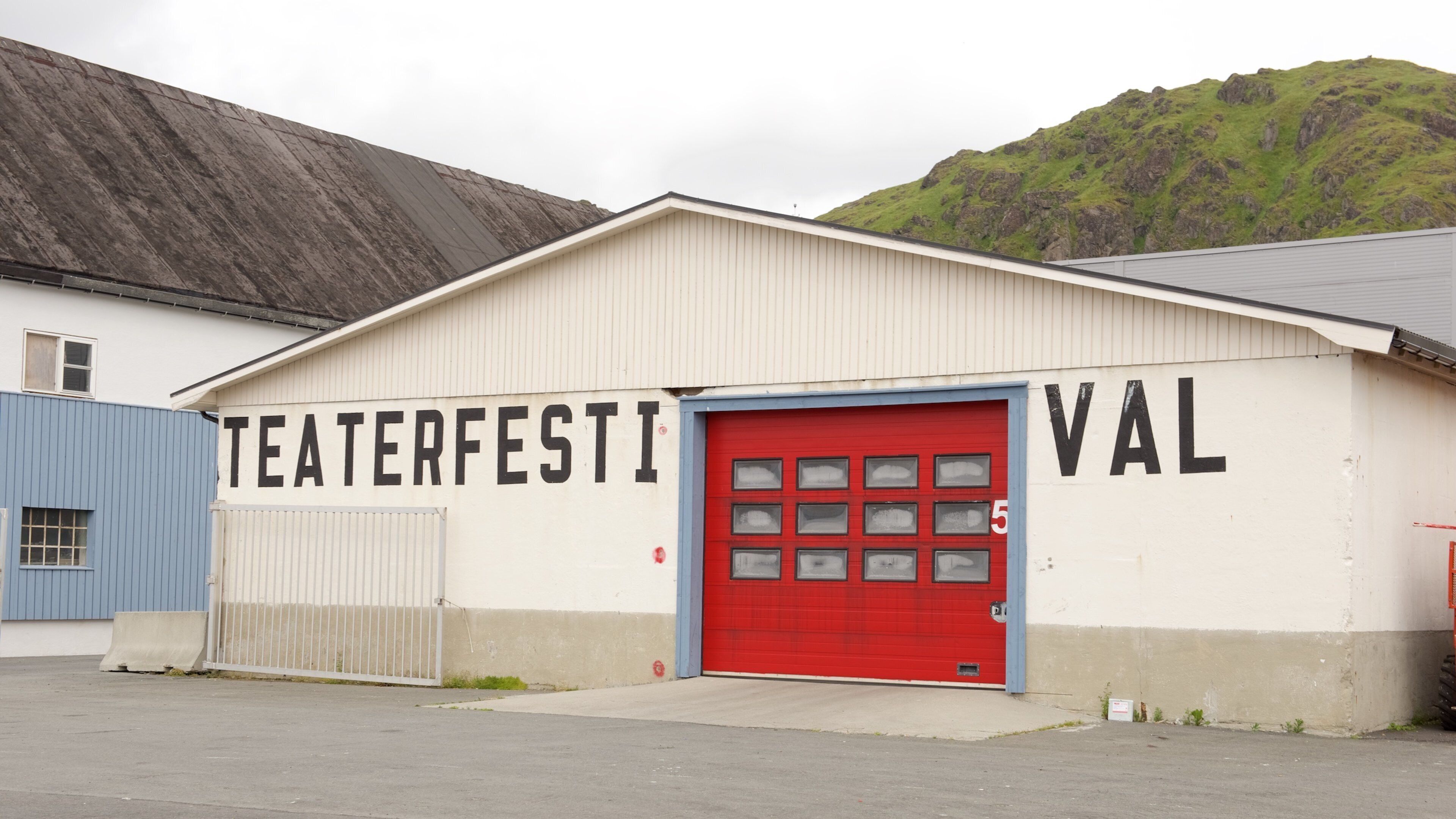 Hurtigruten Ferry Terminal Stamsund featuring signage