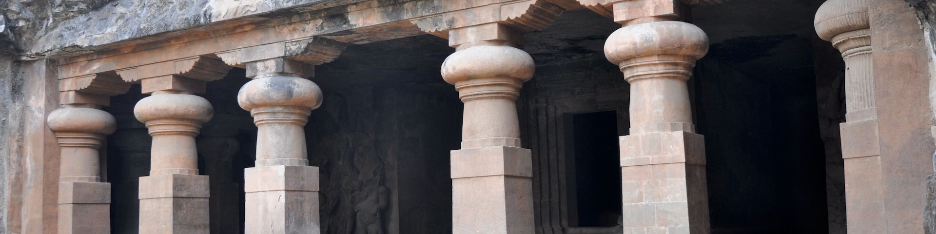 Hindu Temple, Elephanta Island, near Mumbai (India)