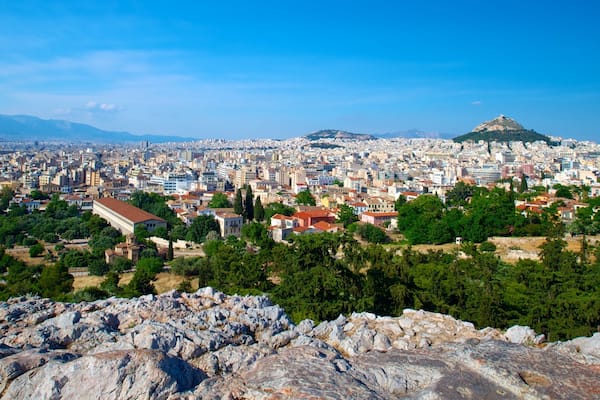 Areopagus Hill featuring a city and landscape views