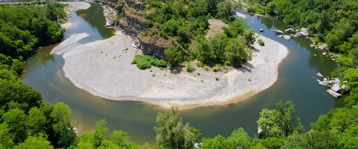 Famous "cirque de Gens", in Ardeche