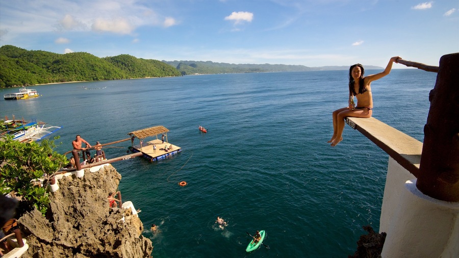 Ariels Point which includes rugged coastline, kayaking or canoeing and views