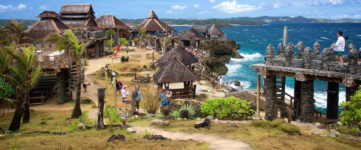 Crystal Cove Island featuring a coastal town, tropical scenes and island images