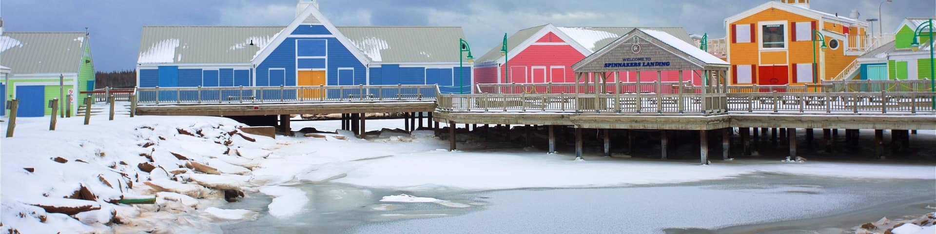 Summerside Harbor which includes a bay or harbor and snow