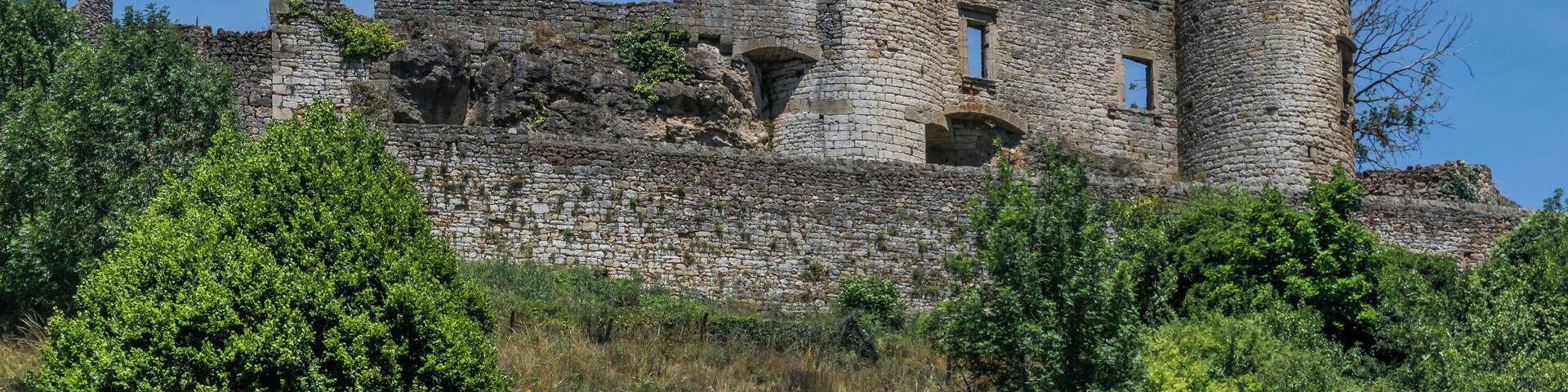 Castle of BertholĂšne, Aveyron, France