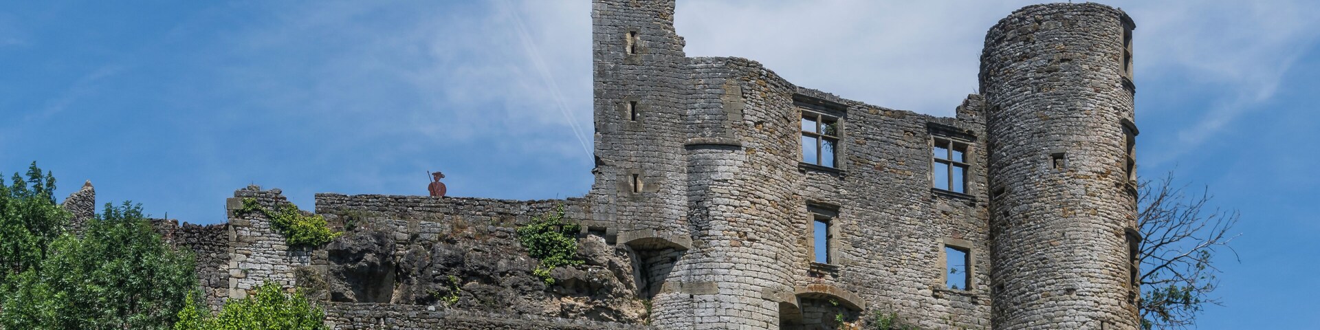 Castle of Bertholène, Aveyron, France