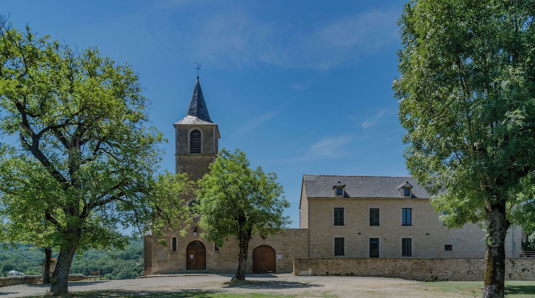 Church of Bertholène, Aveyron, France