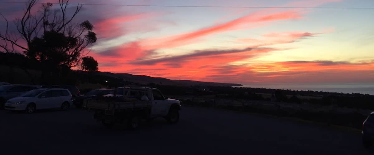 Good food great rudderless wine (Malbec/Shiraz) great sunset
What else ?