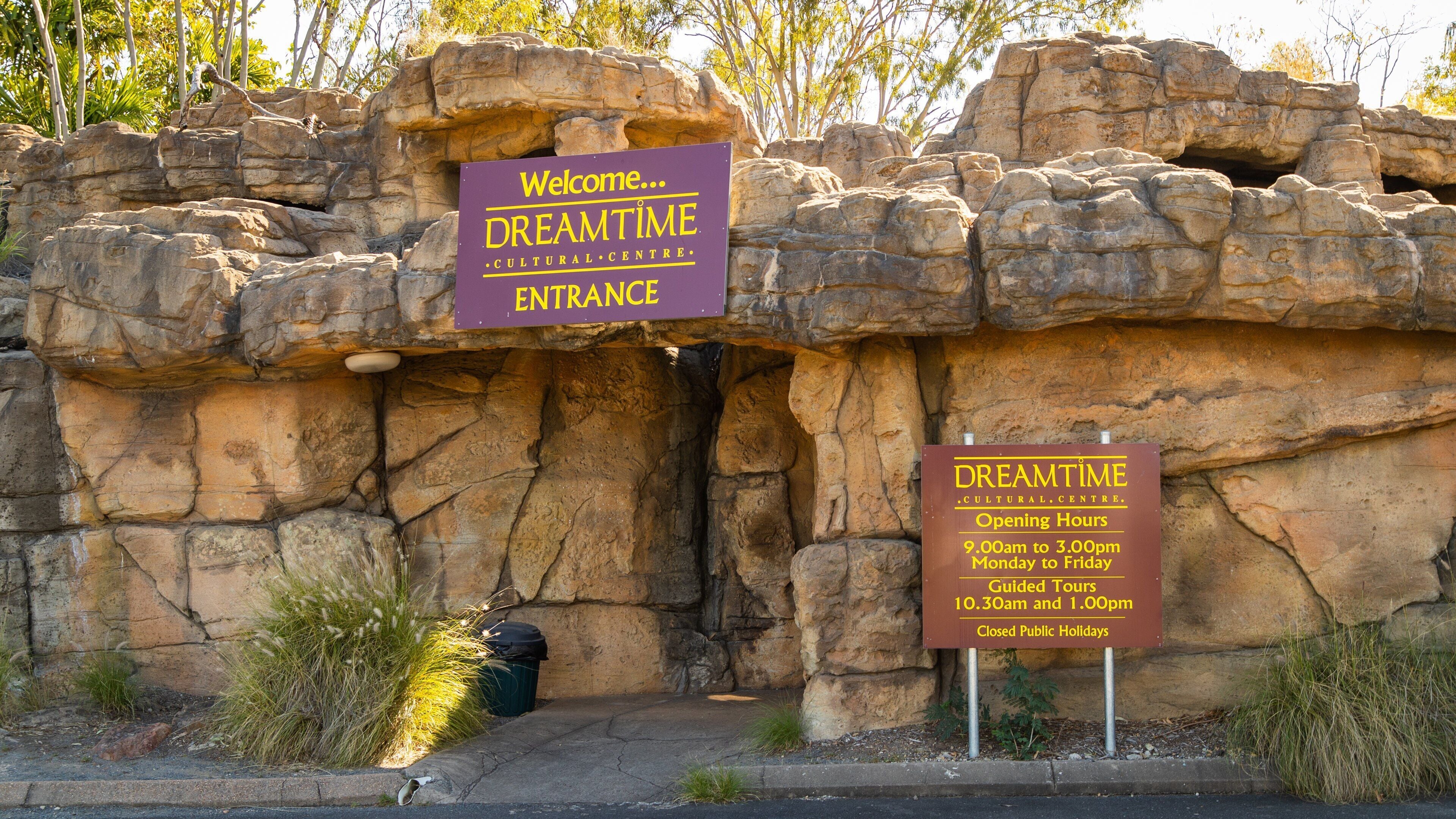Aboriginal Dreamtime Cultural Centre featuring signage