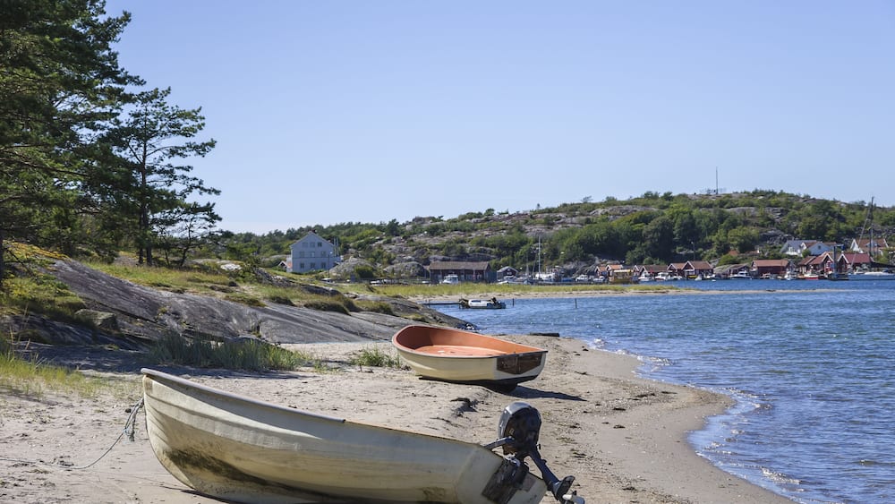 Boats on the shore