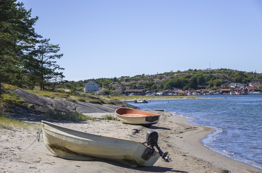 Boats on the shore