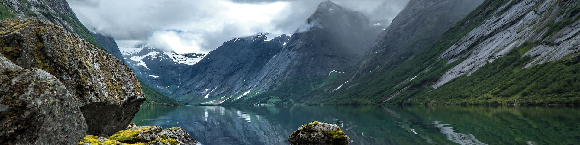 During my road trip to Norway, I visited many places. I had a detailed plan prepared with dozens of amazing views. One of the most beautiful lake Eidsvatnet I found by accident. 
#GreatOutdoors #norway #roadtrip