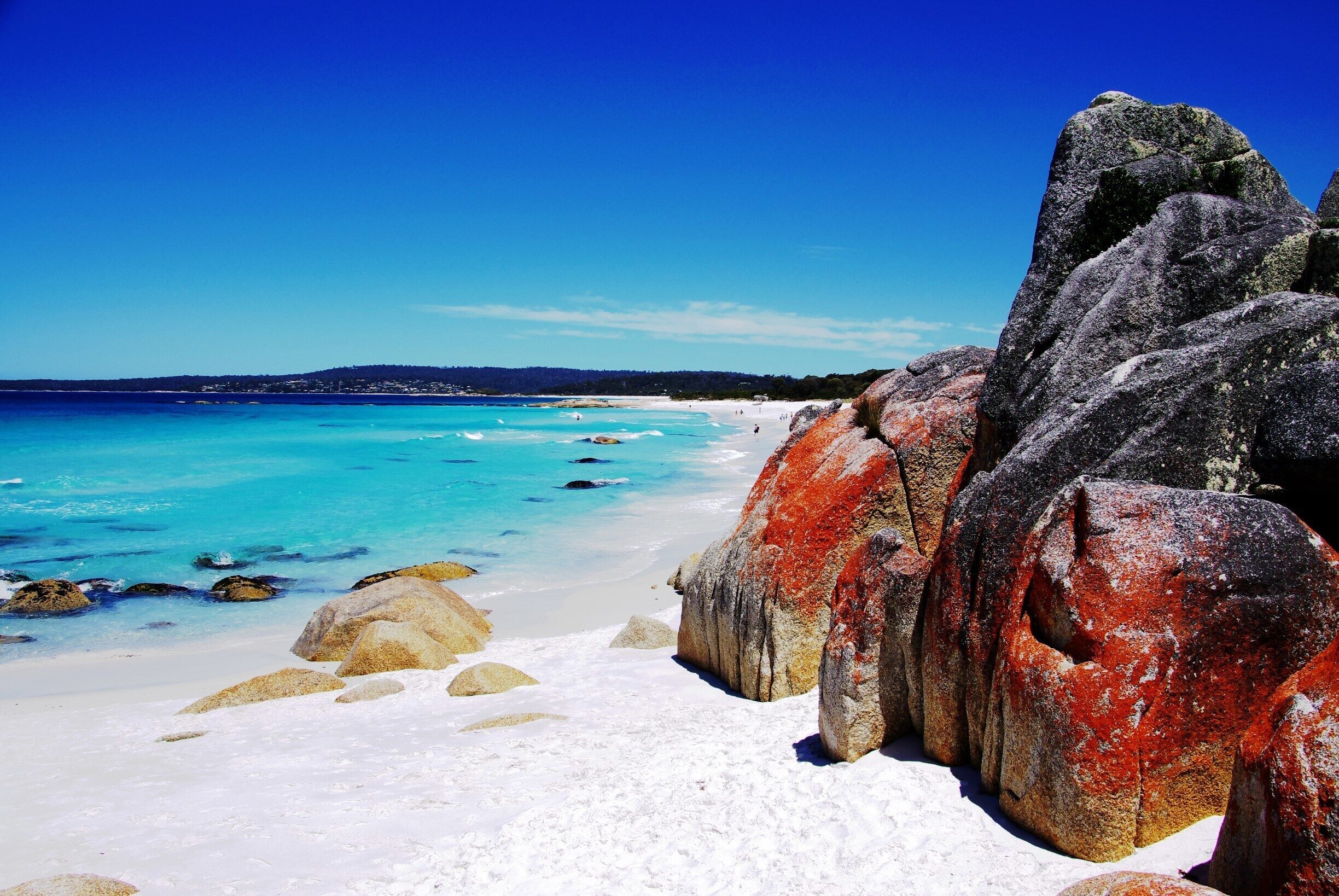 Bay of Fires , Tasmania , Australia