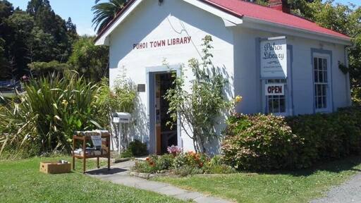 Puhoi has an amazing cheese factory as well as quaint little buildings in the village like this Library