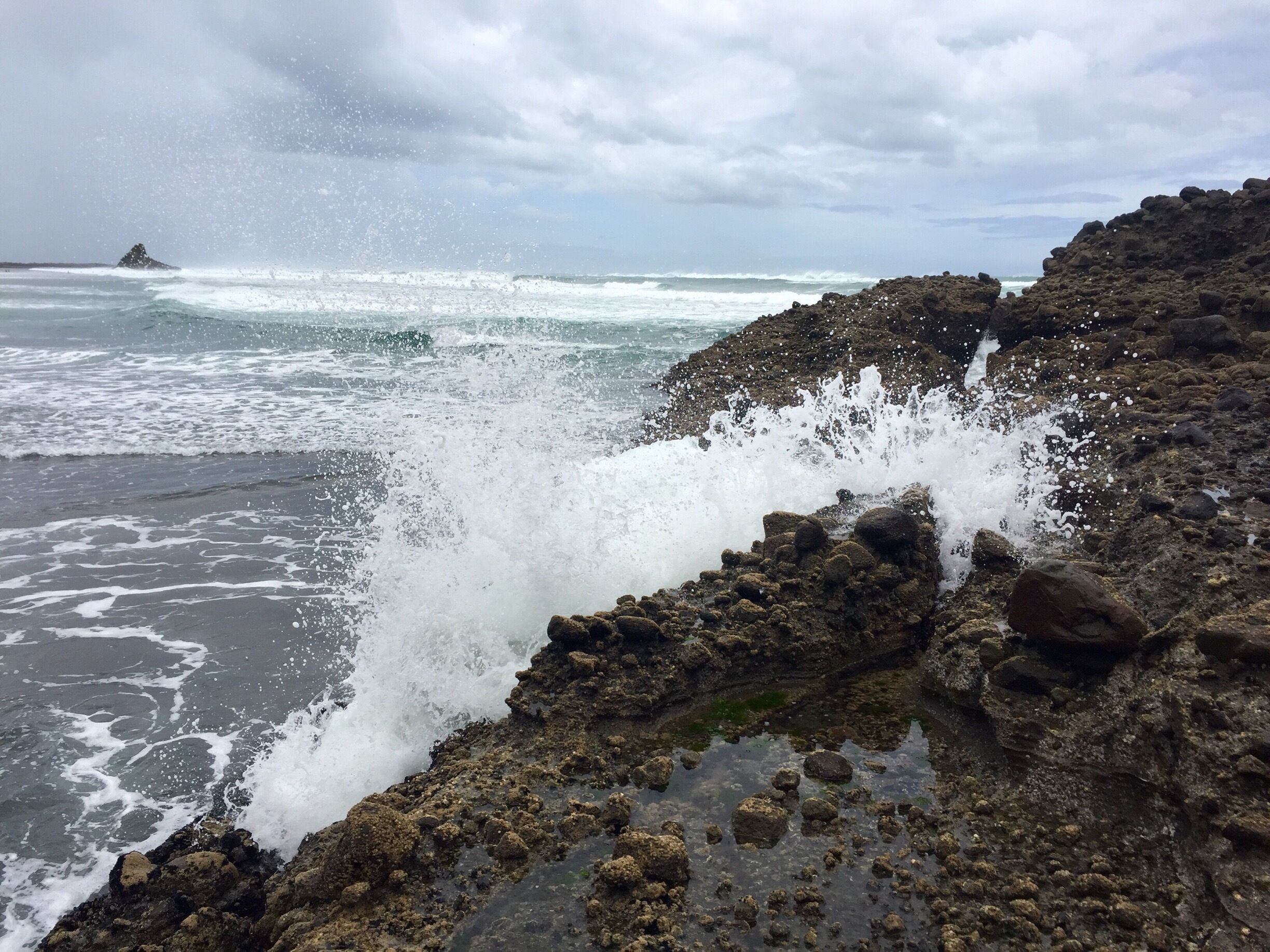 Another beautiful NZ beach! These are fun rocks to climb on in the corner of the beach and the waves make for some good splashed. Just be careful climbing around!! O and Don't miss the waterfall that's only a few min walk away from the parking lot)
