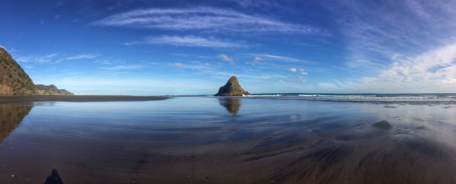 Take a walk along the infinite beach! Wild ocean, black sand and untouched green hills 
So peaceful, but also so intense!