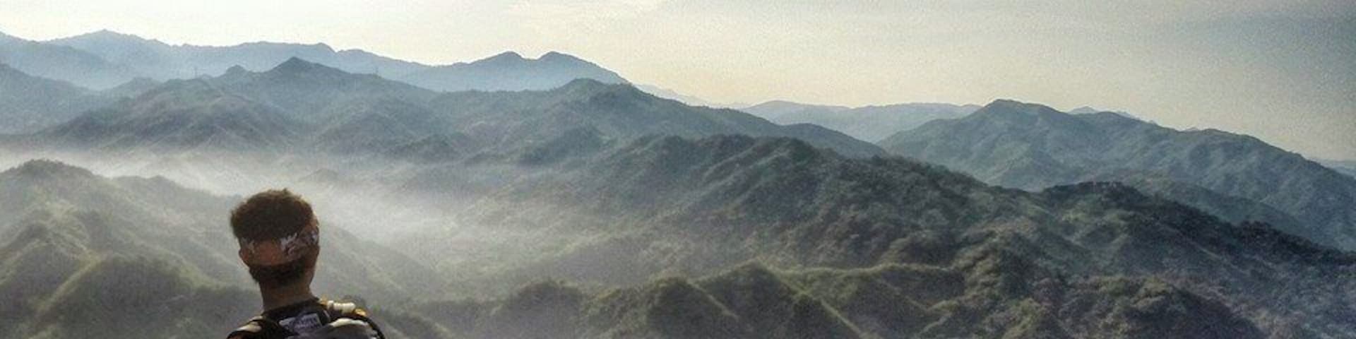 Overlooking Marikina River and the Sierra Madre mountains near the summit of Mt. Binacayan in Rizal, Philippines. #hiking