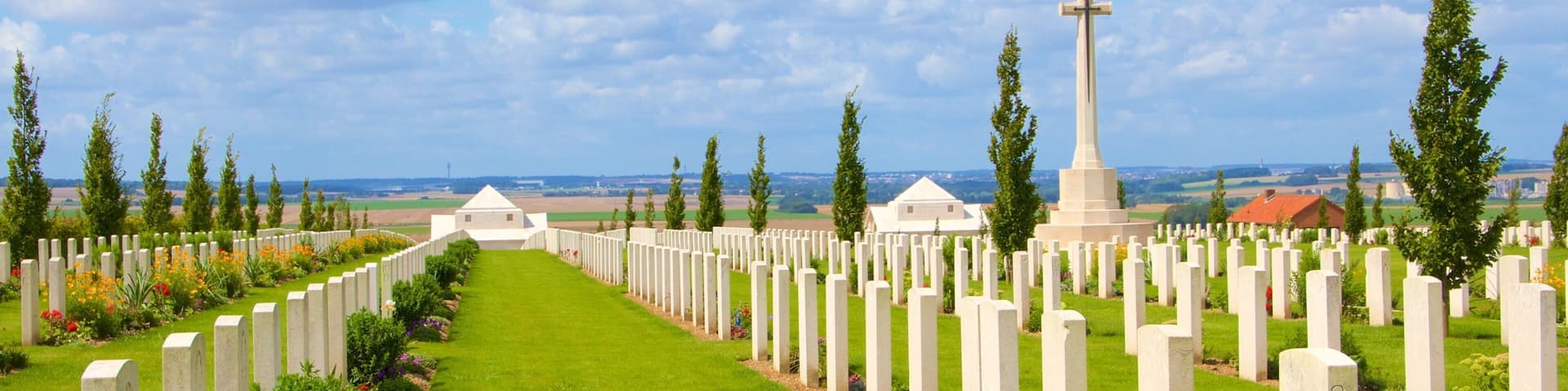Villers-Bretonneux which includes a cemetery