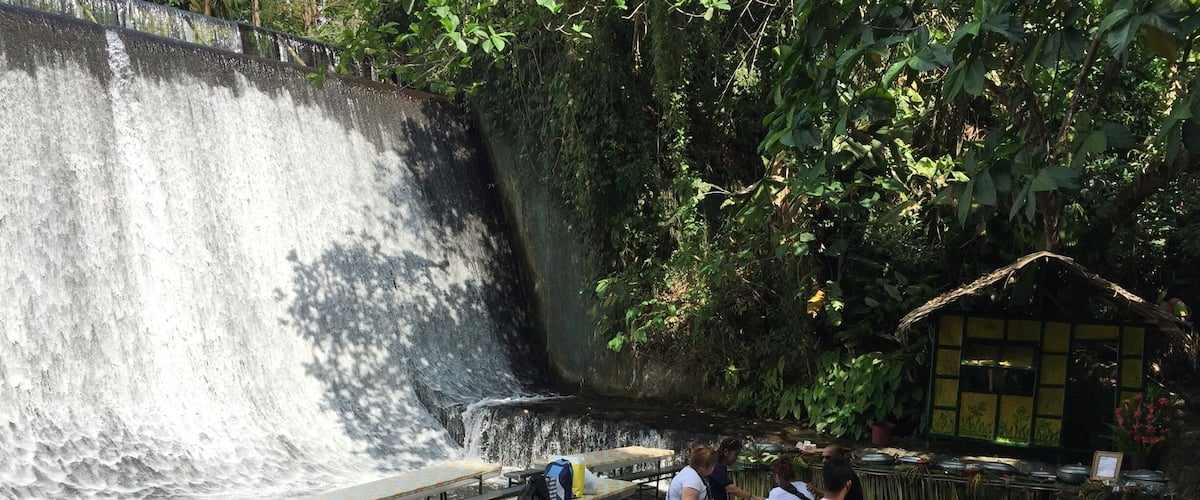 If you like to try new things maybe you should consider having lunch in the waterfall itself. Personally I think this place is overrated. For a package price of 1,200 PHP pesos you'll get buffet lunch included. Lunch is a disappointment for me and the place quickly ran out of its charm once you are there.
