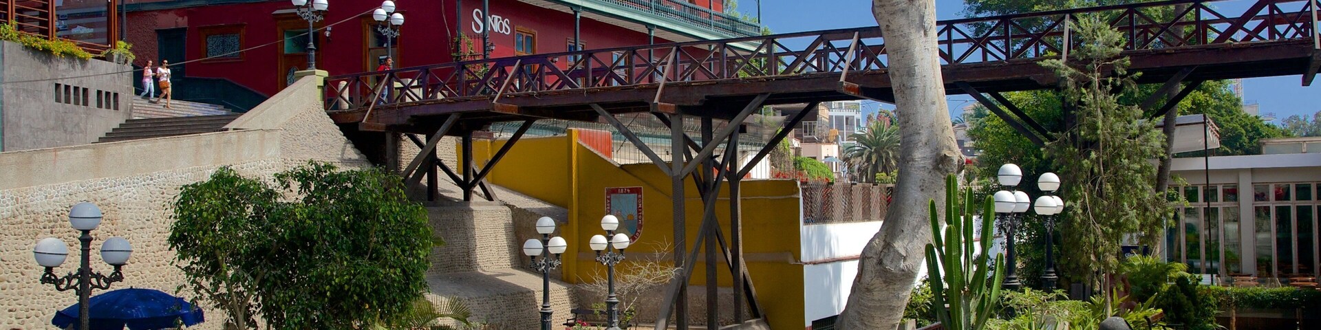 Bridge of Sighs which includes a small town or village