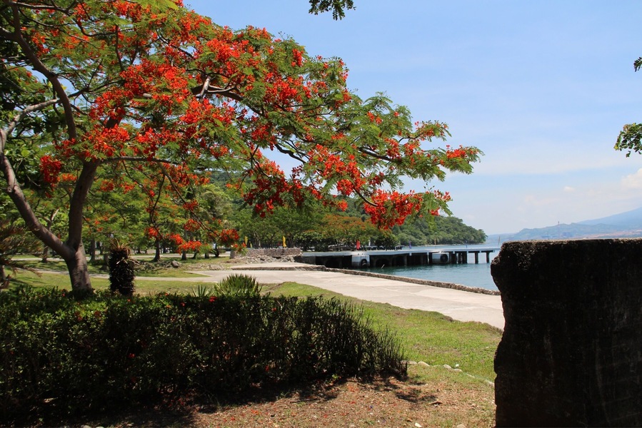 Landing area on Corregidor Island.