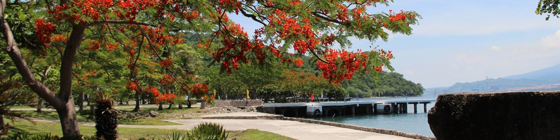 Landing area on Corregidor Island.