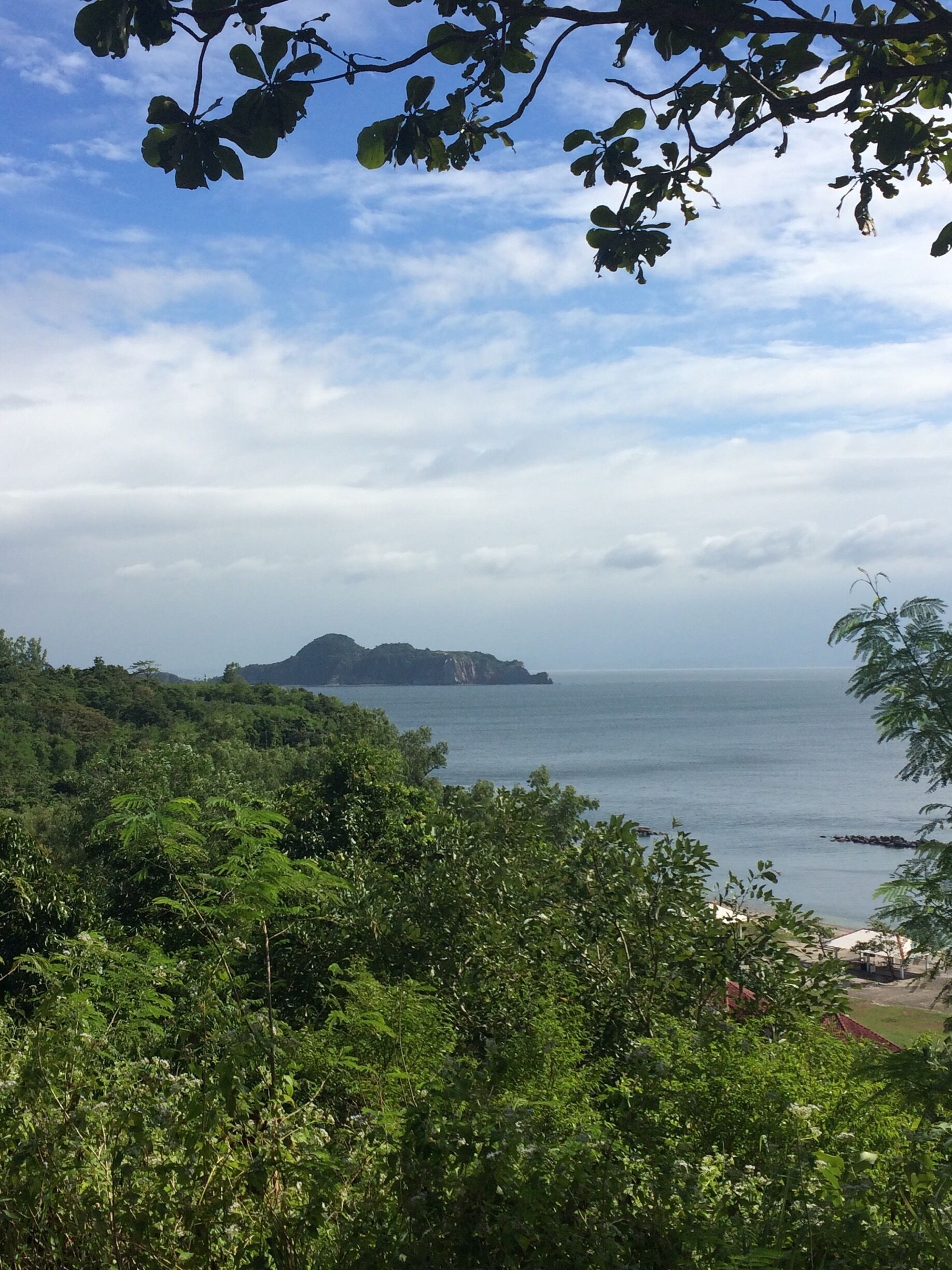 Caballo Island from afar. 