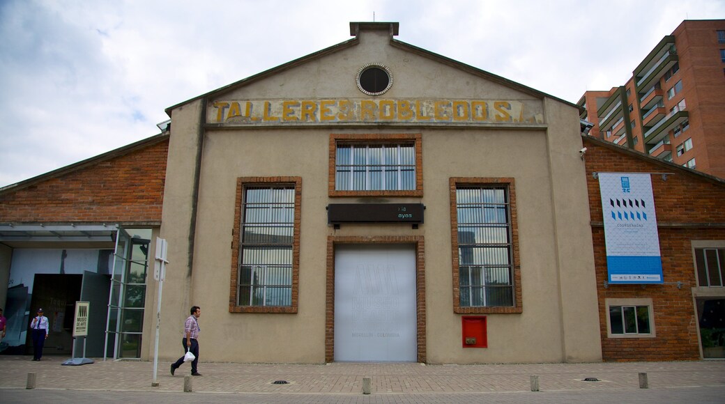 Museum voor moderne kunst van Medellín inclusief straten en bewegwijzering