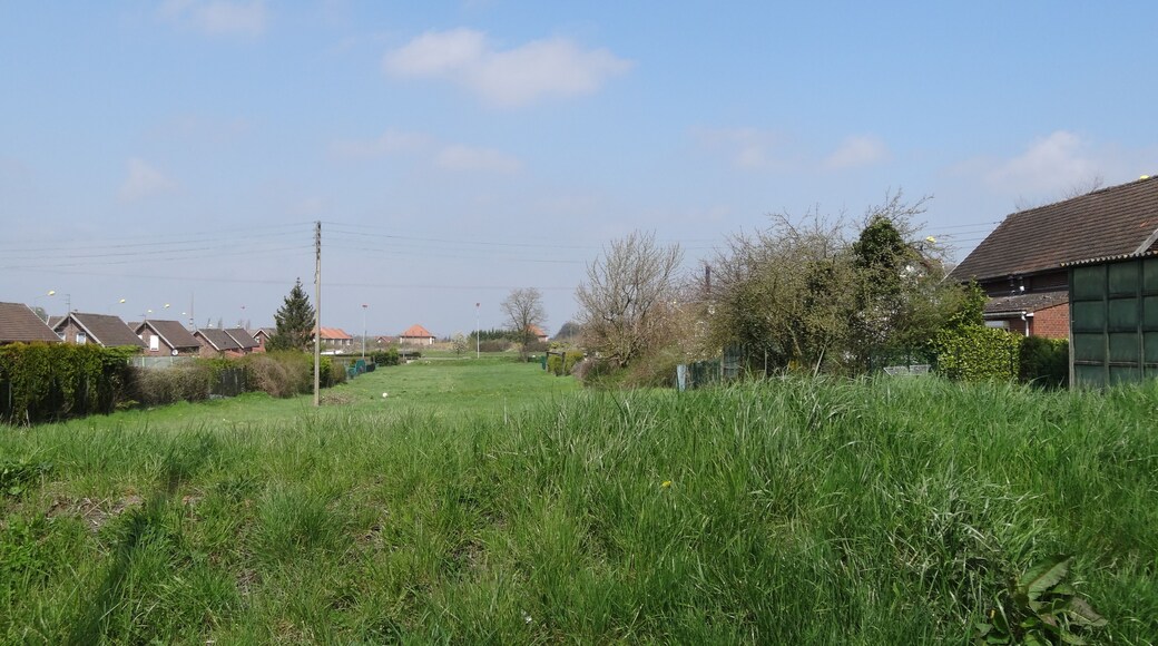 Cité des Brebis de la fosse n° 6 - 6 bis de la Compagnie des mines de Béthune dans le bassin minier du Nord-Pas-de-Calais, Bully-les-Mines et Mazingarbe, Pas-de-Calais, Nord-Pas-de-Calais, France.