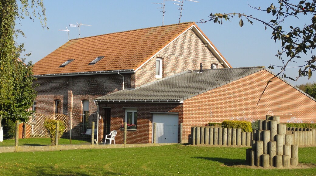 Cité Sainte-Barbe de la fosse n° 1 de la Compagnie des mines de Meurchin puis de Lens dans le bassin minier du Nord-Pas-de-Calais, Bauvin, Nord, Nord-Pas-de-Calais, France.