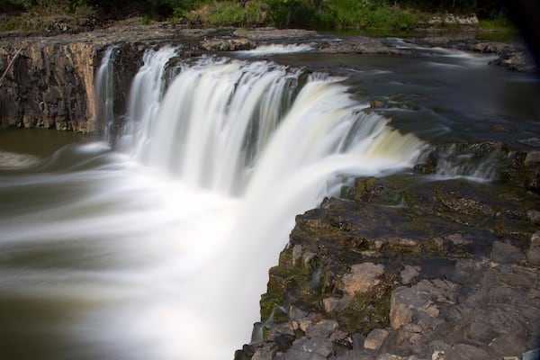Haruru Falls showing a river or creek and a cascade