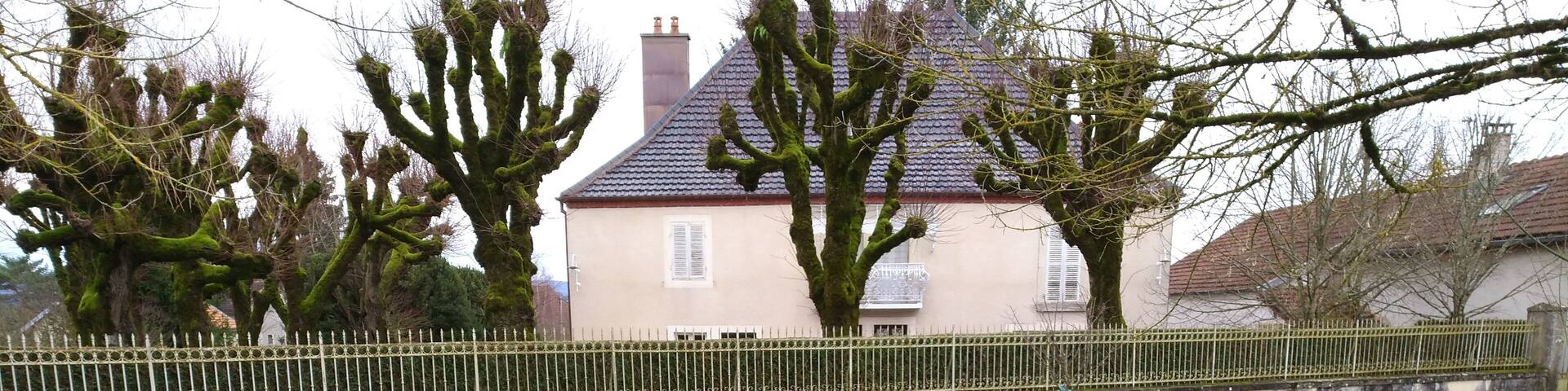 Gare de Chatelay - Chissey (Jura, France) en janvier 2018.
