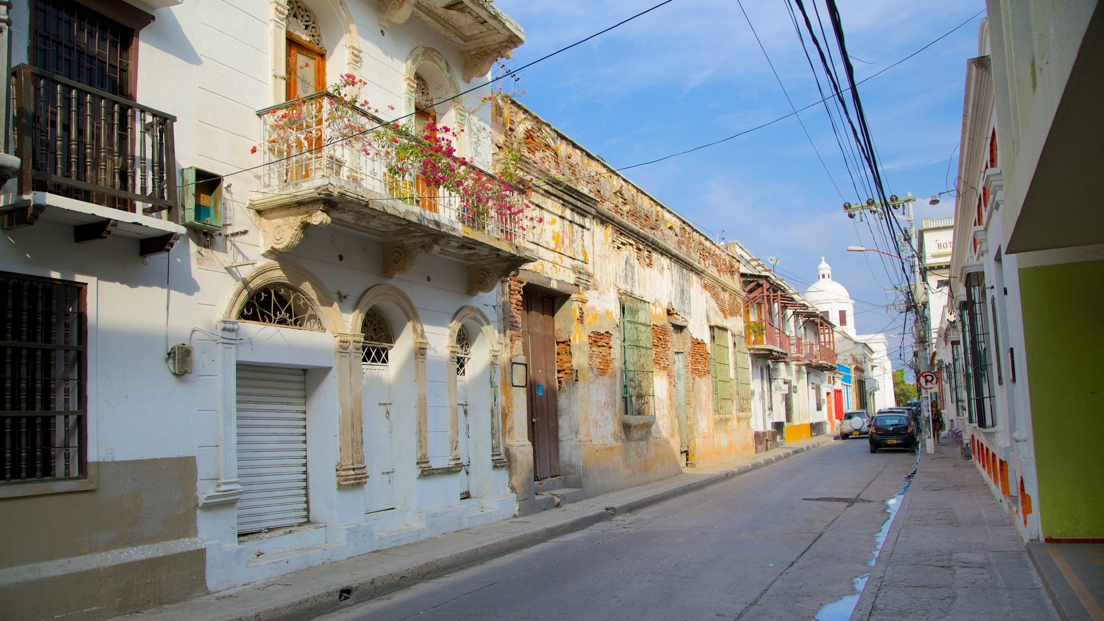 Historic Center showing street scenes, a city and heritage elements