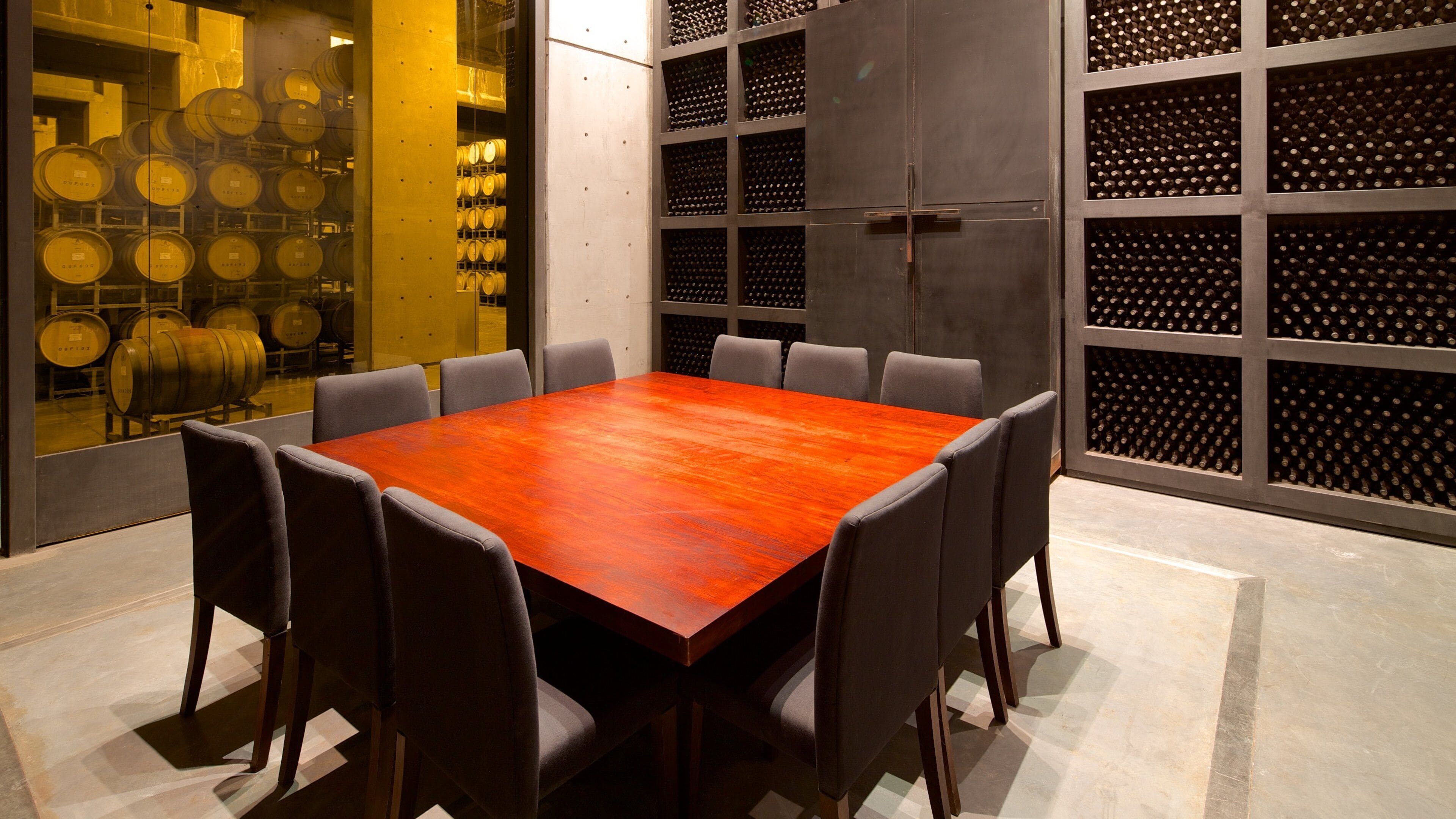 Navarro Correas Winery featuring interior views