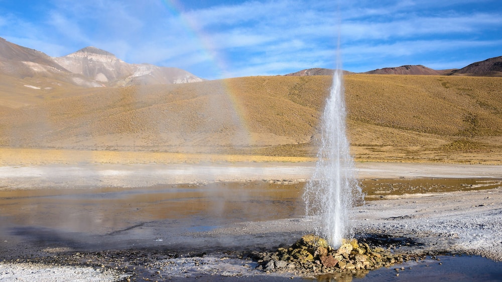 Geyser of Puchuldiza, Colchane, Chile