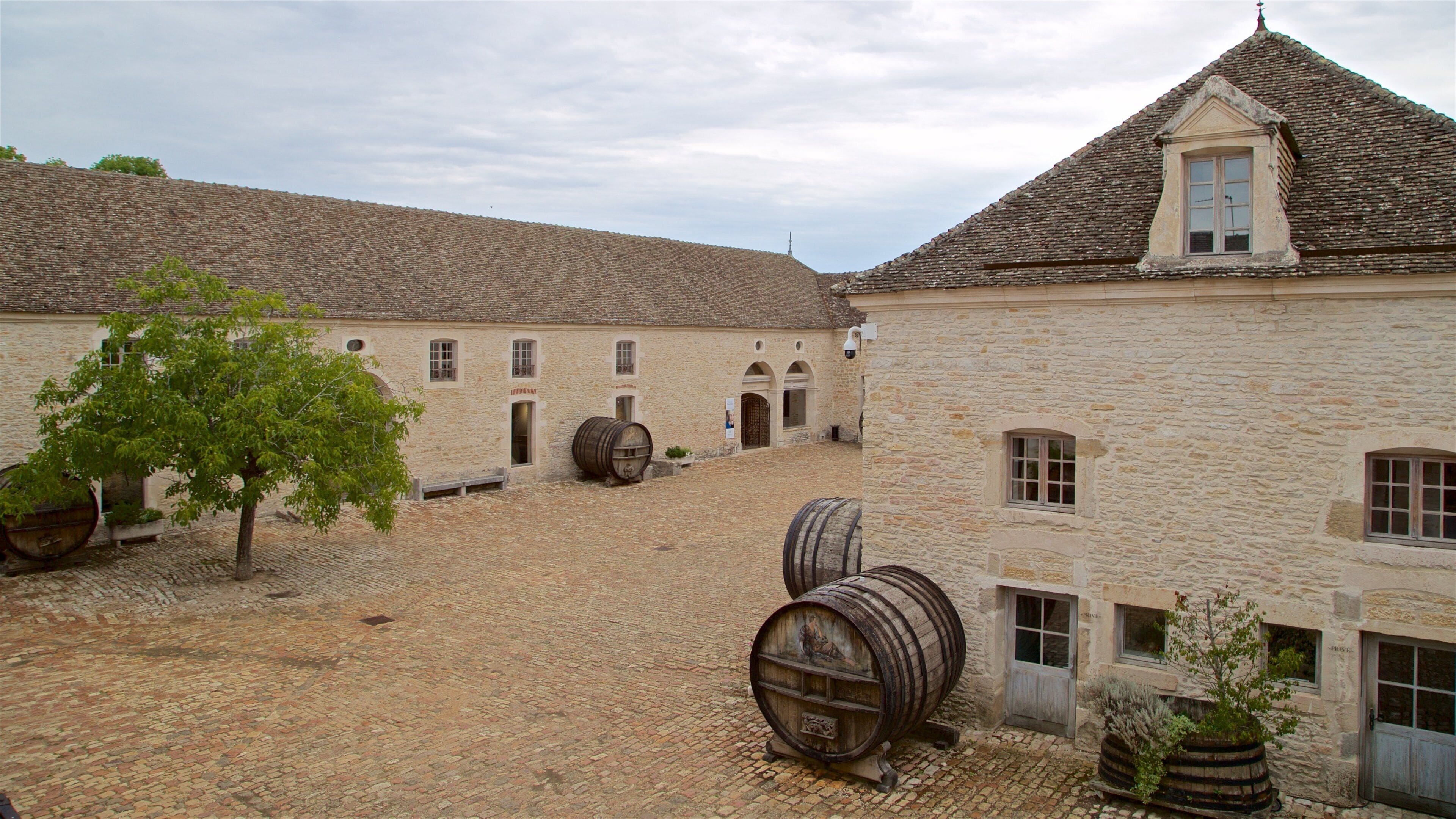 Château de Pommard montrant petite ville ou village et patrimoine historique