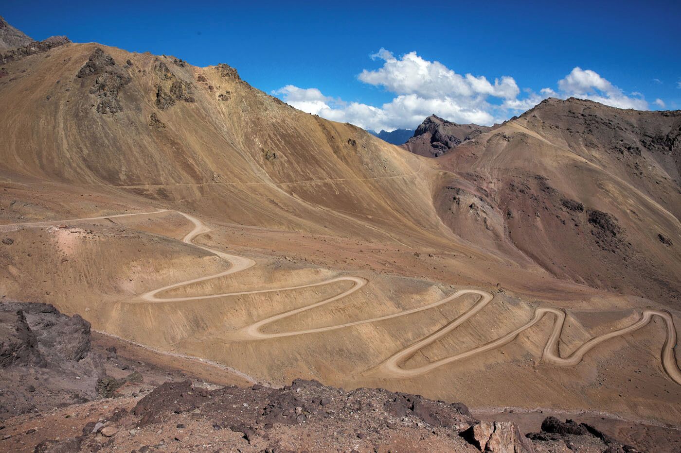 Here's a crazy road!! Did you know that you can cross the Andes Mountains by driving on a dirt road? If you are driving between Mendoza, Argentina and Santiago, Chile, it's possible. It's a wild ride with spectacular views of the mountains all around. If you go on your own, experience driving on dirt roads and not being afraid of heights is a must! #roadtrip #adventure

Read more:  http://www.earthtrekkers.com/driving-cristo-redentor-de-los-andes/