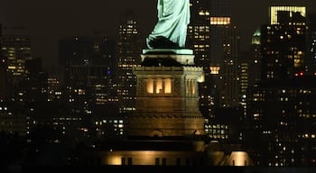 A friend took me to the perfect spot where the Statue of Liberty lines up exactly with the Empire State Building.