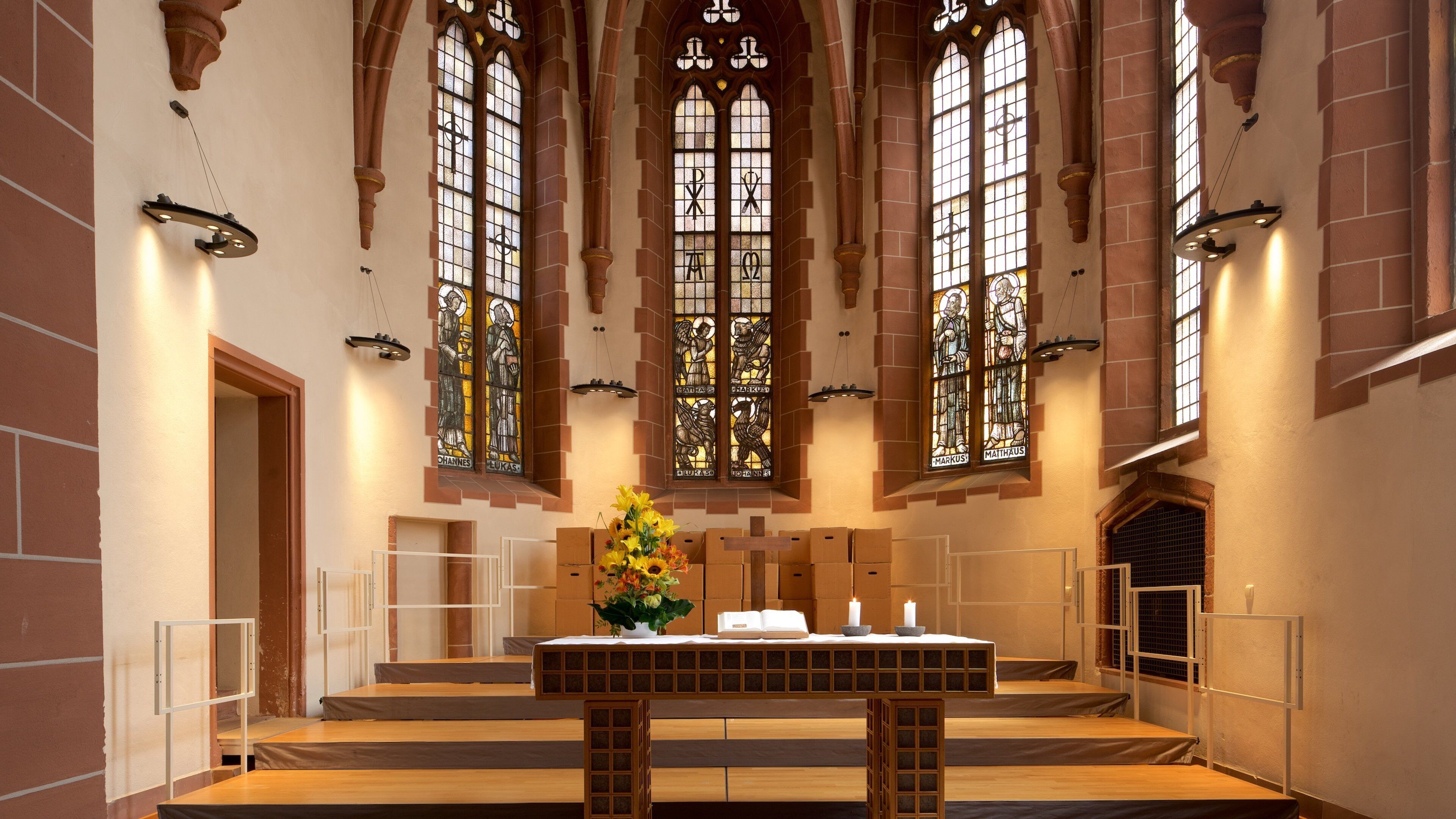 Old Nicholas Church featuring interior views, heritage elements and a church or cathedral