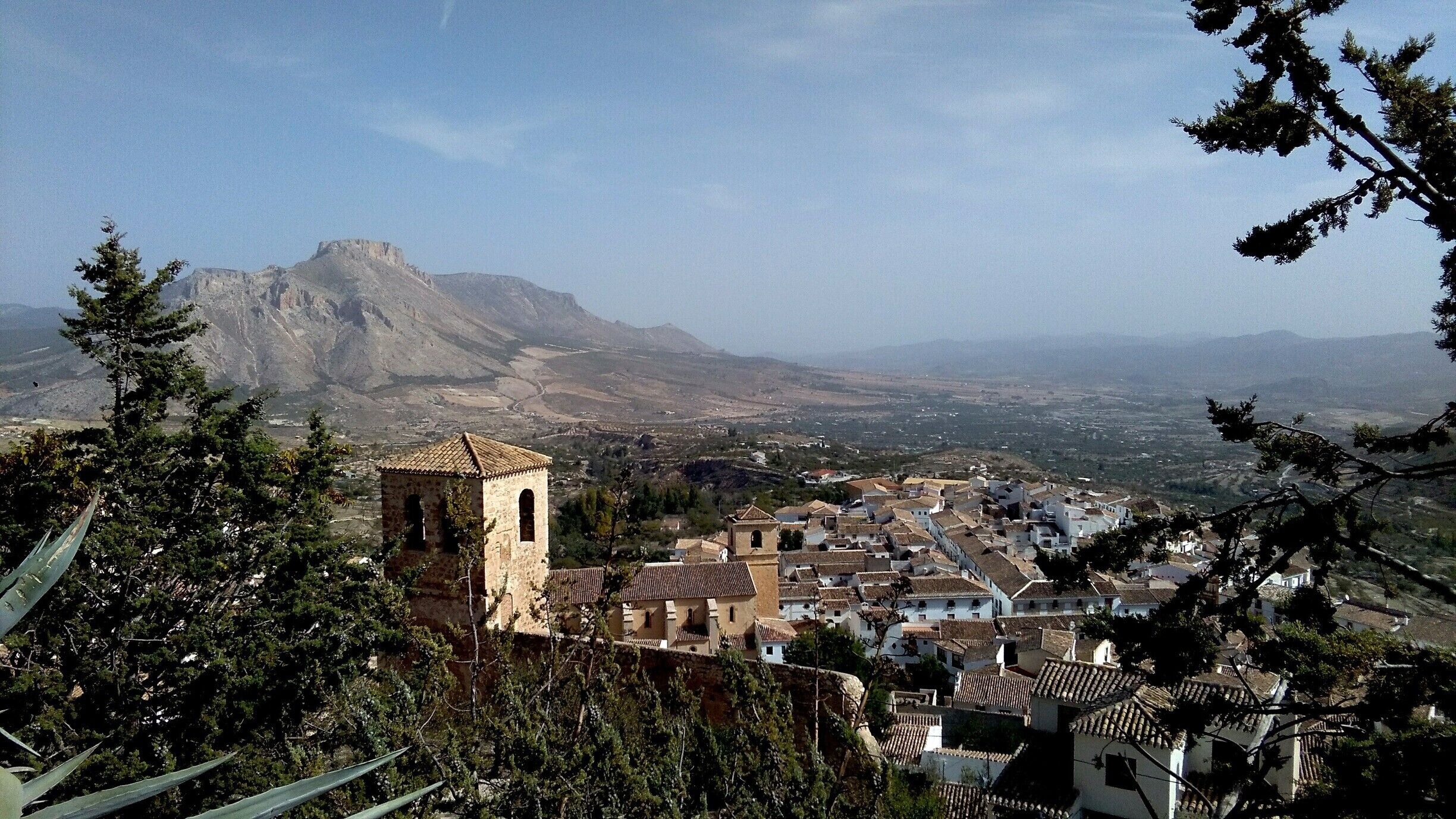 The view of the village of Vélez Blanco from the castle.
Beautiful Velez Blanco Castillo. The marble interior patio (1510) was sold by an owner in the 1940's & is on display in the Metropolitan Museum of Art in New York. There are plans to build a replica of the patio starting this year, but it is well worth the visit now to the skeleton of the castle (which is free admission). There are breathtaking views over the countryside and the white village of Velez Blanco which is also worth a visit if not only for a coffee/beer & tapas. #velezblanco #andalucia #spain# castles #castillo #espana 