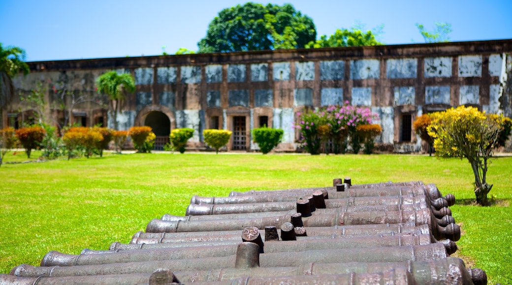 San Fernando Fortress showing heritage elements and military items