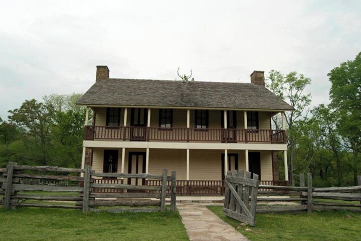The Elkhorn Tavern at Pea Ridge Military Park. This was one of the many stops my family made while doing our Civil War Passports. 