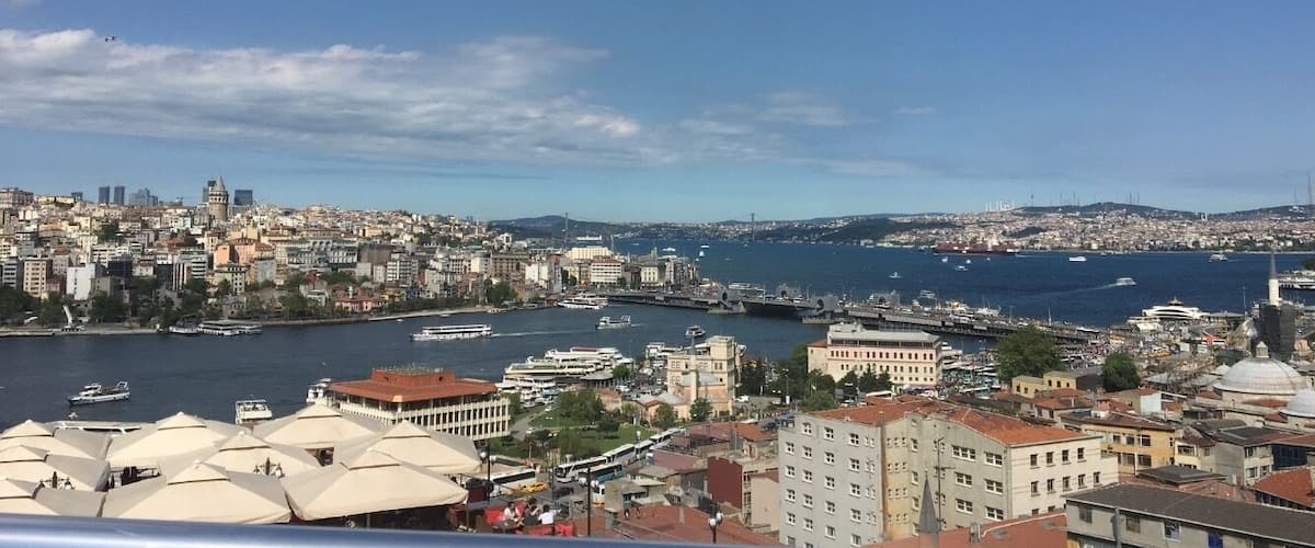 A breakfast on the wiev to great Istanbul