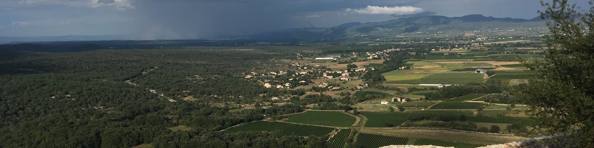 Magnifique vue depuis le château de banne 🤩