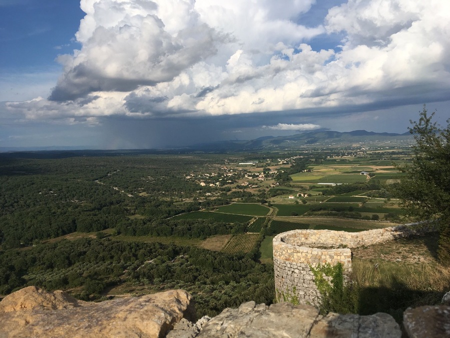 Magnifique vue depuis le château de banne 🤩