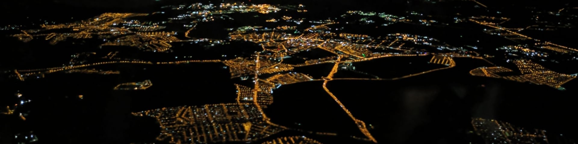 Hortolรขndia and neighborhood cities from above.