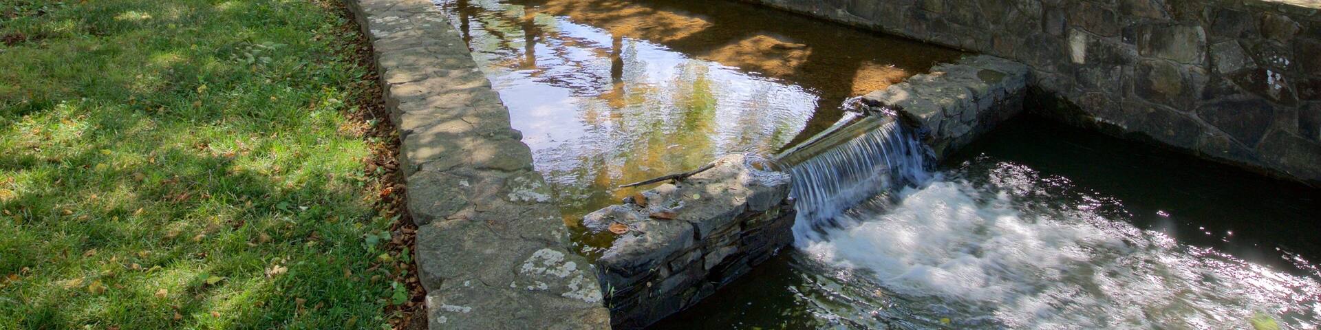 College of the Ozarks featuring a park and a river or creek