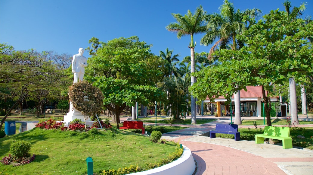 요요 마유 공원 을 특징 정원 과 동상 또는 조각상